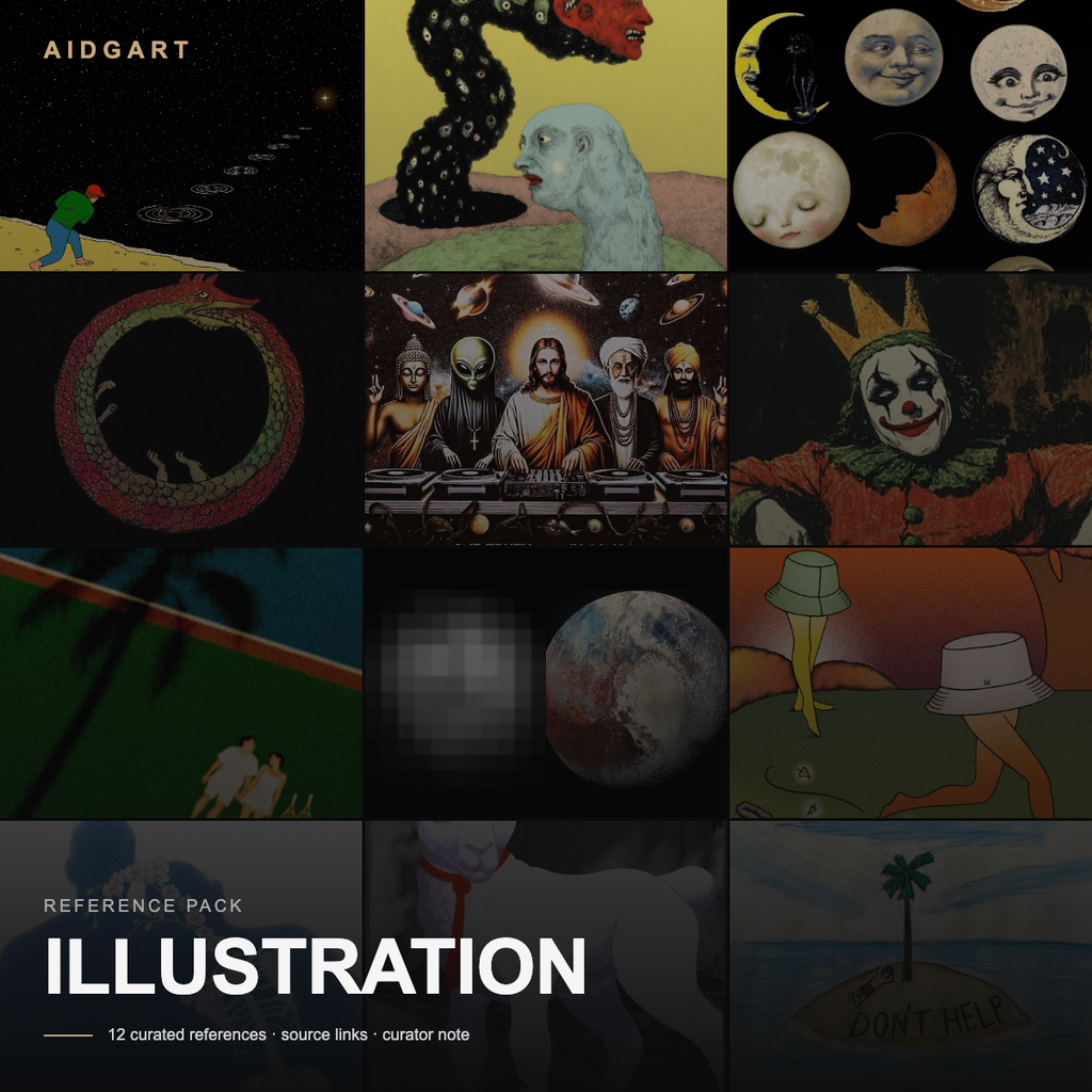 AIDGART ILLUSTRATION reference pack
