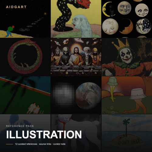 AIDGART ILLUSTRATION reference pack