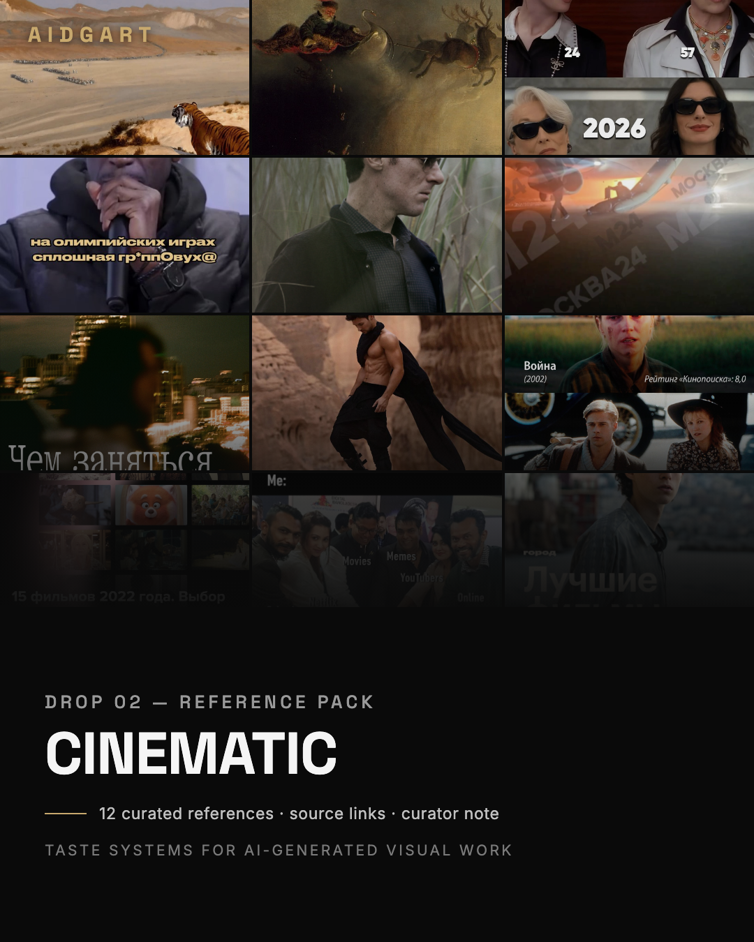 ArtDigital Cinematic Mood Reference Pack — AIDGART cover